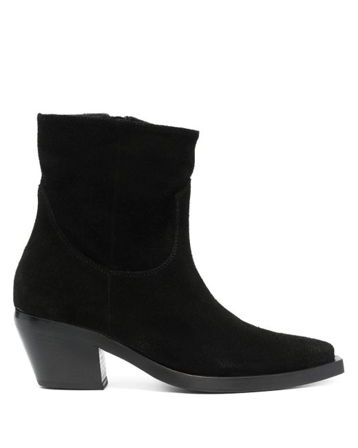 Pinko 55mm pointy-toe suede boots