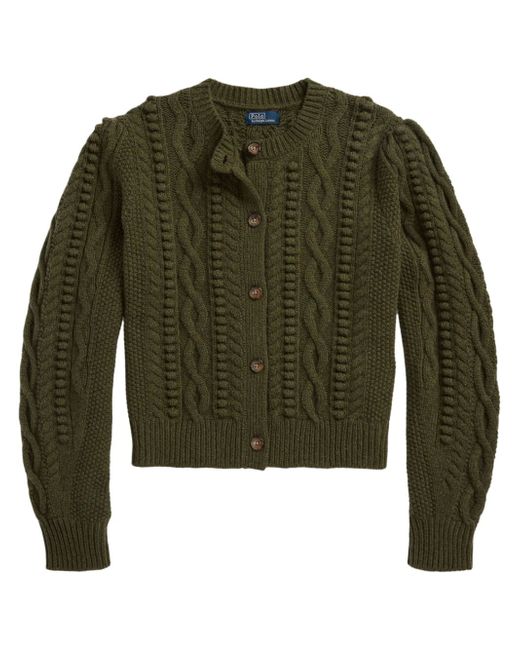 Polo Ralph Lauren cable-knit button-up cardigan