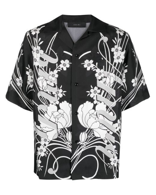 Amiri floral-print shirt