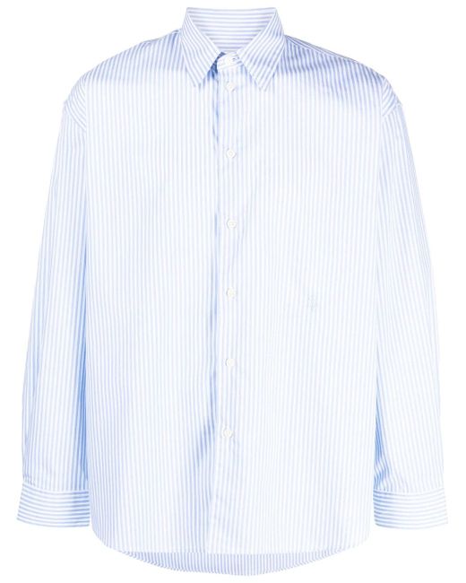 Sporty & Rich stripe-print long-sleeved shirt