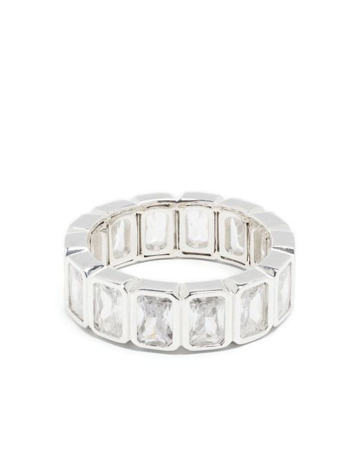 Hatton Labs crystal-embellished eternity ring