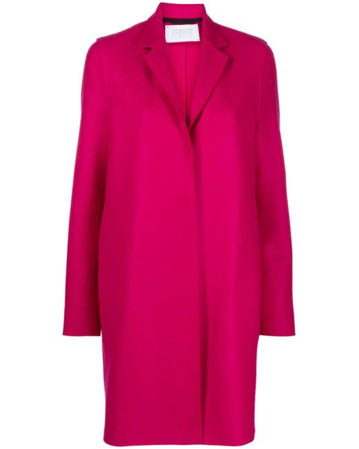 Harris Wharf London virgin-wool notched-lapels coat