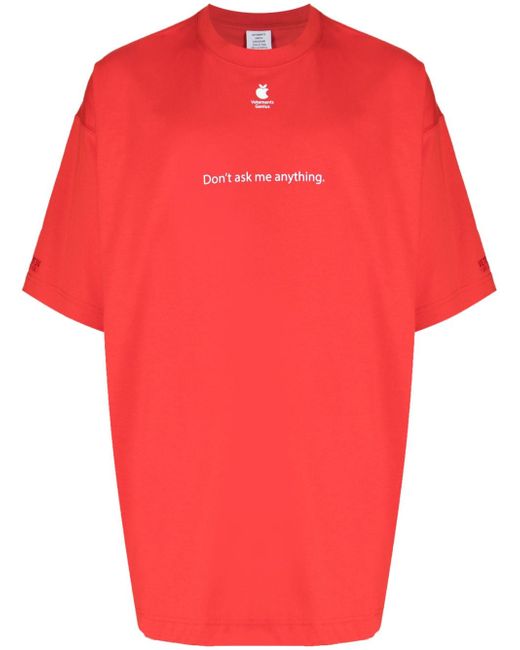 Vetements logo-print T-shirt
