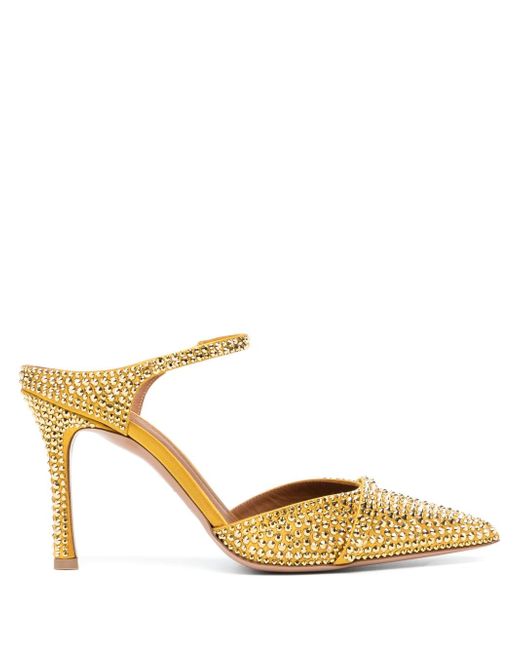 Malone Souliers stud-embellished 85mm mules