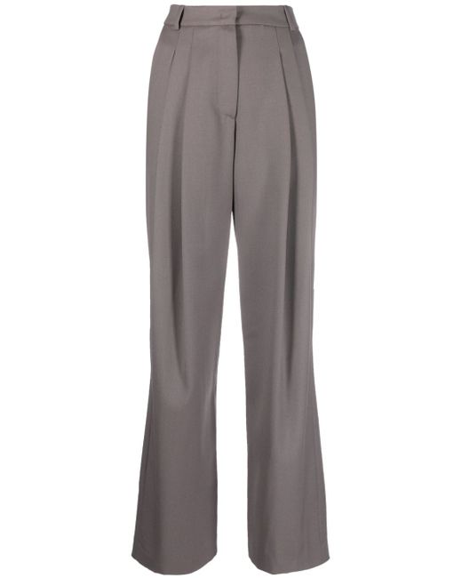 Low Classic pleated high-waist trousers