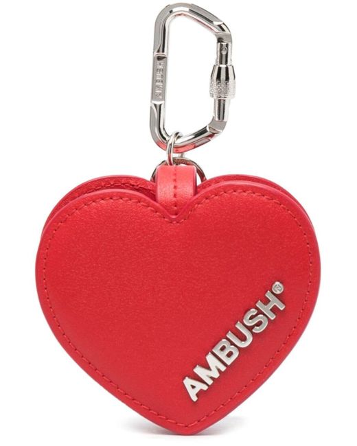 Ambush heart leather AirPods case