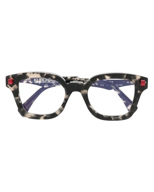 Kuboraum wayfarer-frame optical glasses