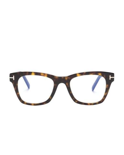 Tom Ford tortoiseshell square-frame glasses