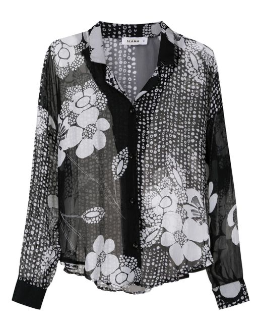 Amir Slama floral-print shirt