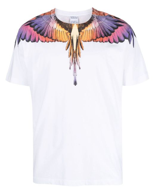 Marcelo Burlon County Of Milan wings-print short-sleeve T-shirt