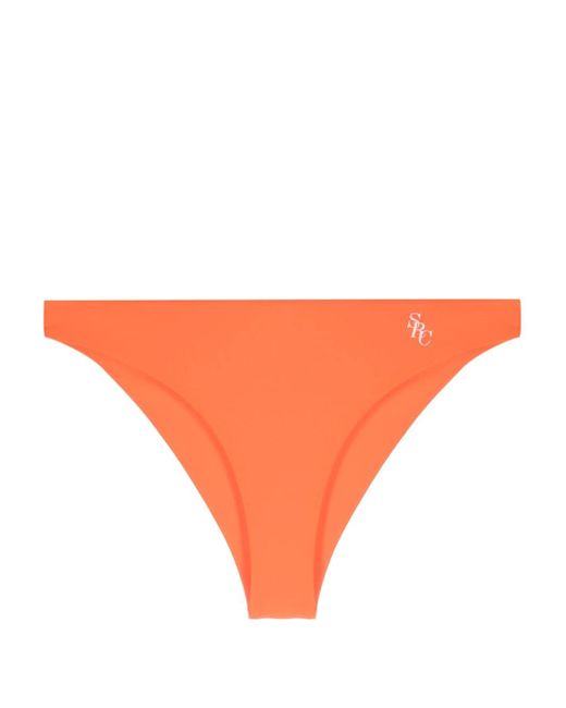 Sporty & Rich Romy logo-print bikini bottoms