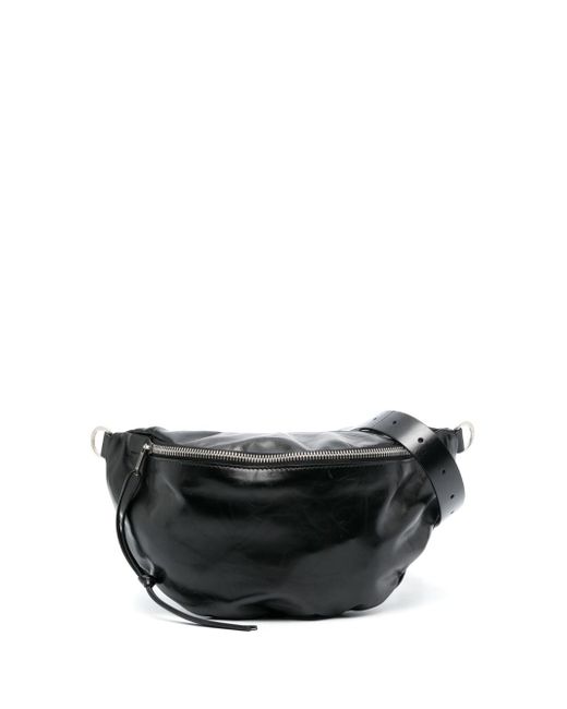 Jil Sander logo-embossed leather belt bag