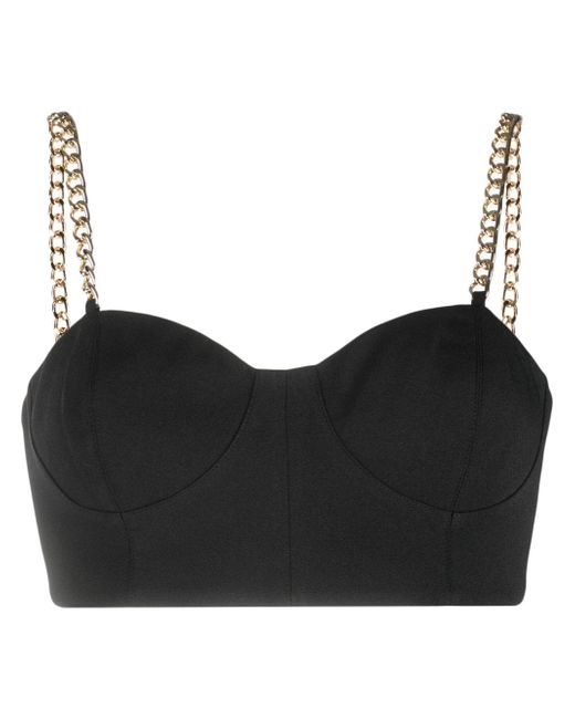 Michael Michael Kors chain-link strap cropped top