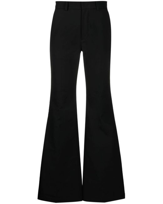 We11done flared stretch-cotton trousers