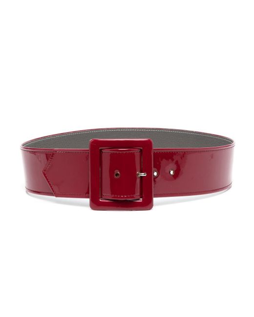 Gianluca Capannolo patent-finish leather belt