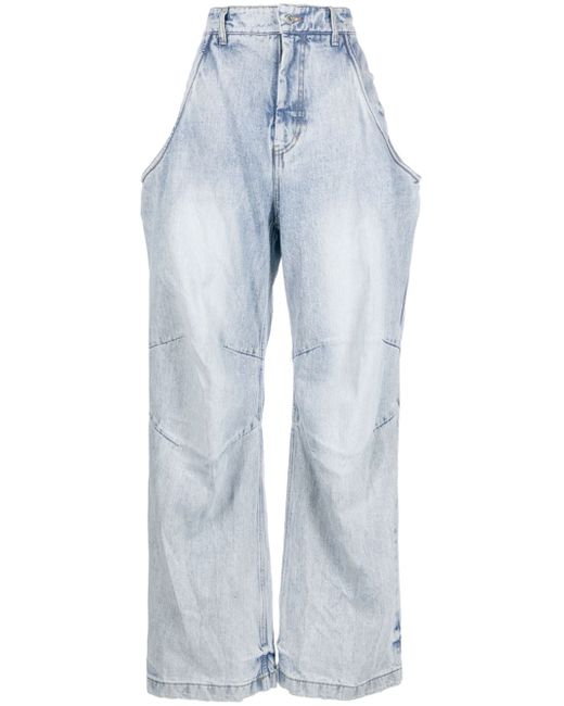 We11done wide-leg jeans