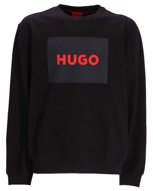 Hugo Boss logo-print jersey-knit sweatshirt