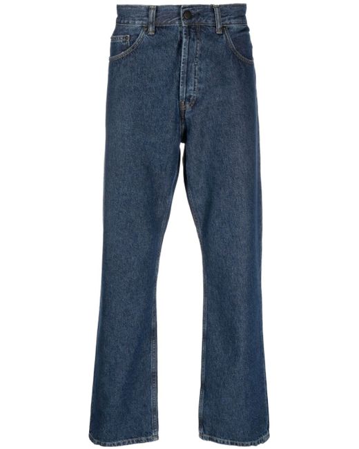Carhartt Wip straight-leg logo-patch jeans