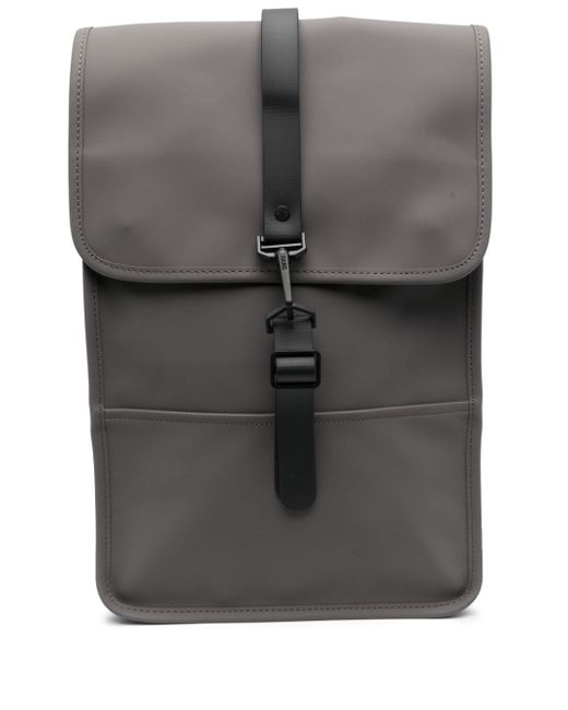 Rains carabiner-fastening waterproof backpack