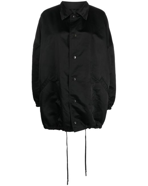 Yohji Yamamoto puffball single-breasted bomber jacket