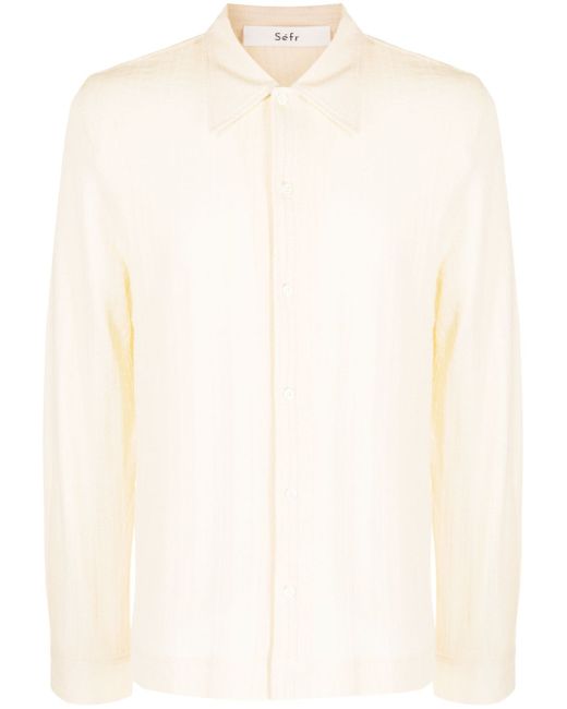 Séfr Ripley organic-cotton shirt