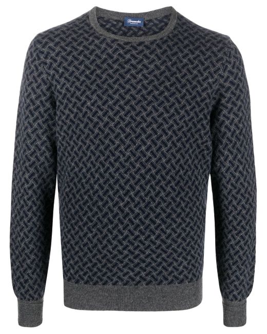 Drumohr patterned-jacquard jumper