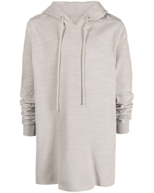 Rick Owens organic-cotton drawstring hoodie