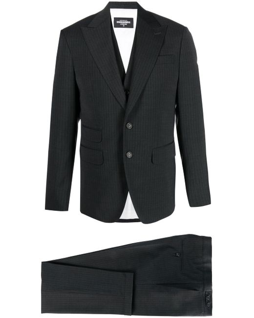 Dsquared2 pinstripe-pattern three-piece suit