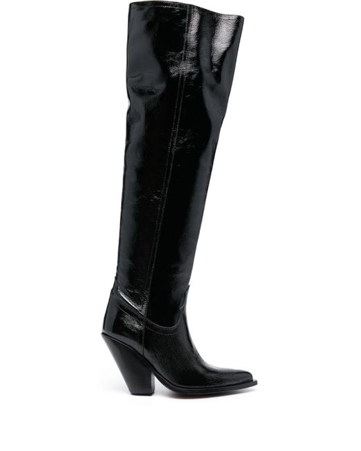 Sonora Acapulco 100mm leather knee-boots