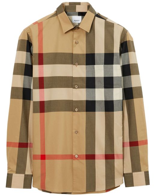 Burberry checkered shirt