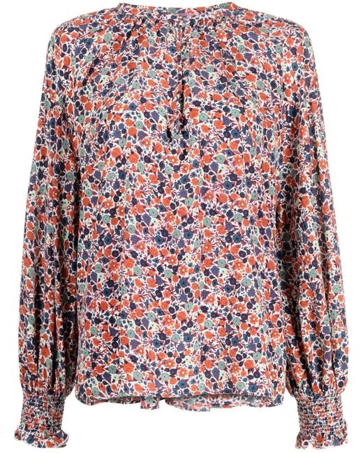La Double J. Eve floral-print blouse