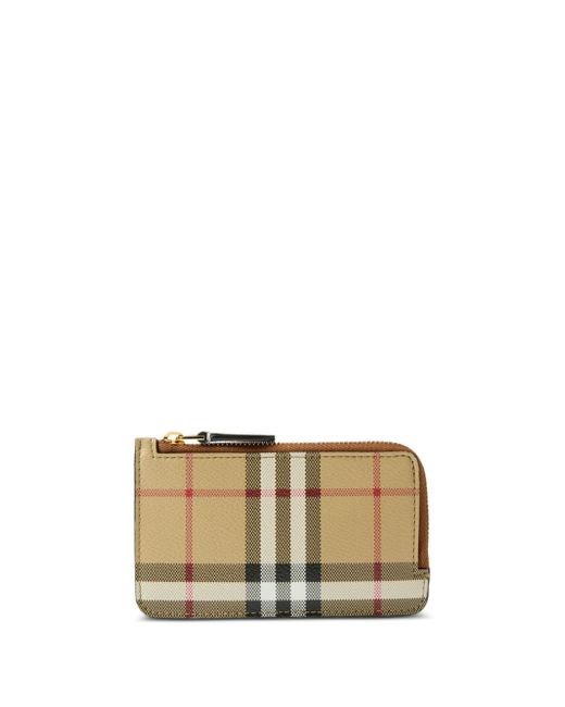 Burberry Vintage-Check print zipped wallet