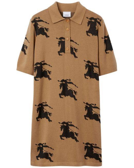 Burberry EKD-print jacquard shirt dress