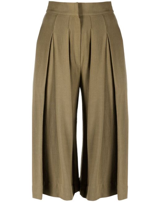 Concepto high-waist cropped trousers