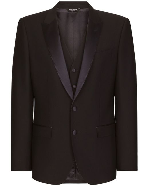 Dolce & Gabbana Wool Martini-fit tuxedo suit