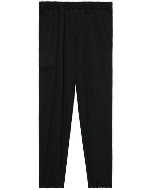 Yohji Yamamoto logo-patch trousers