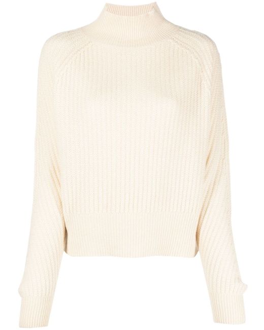 Allude high-neck jumper