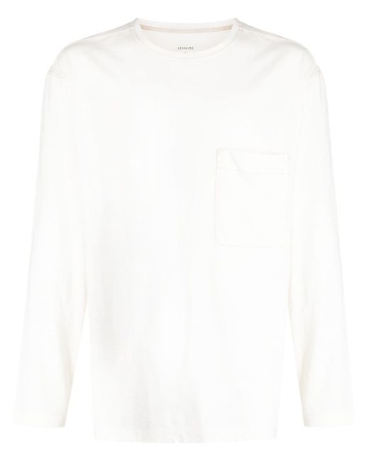 Lemaire patch-pocket long-sleeve T-shirt