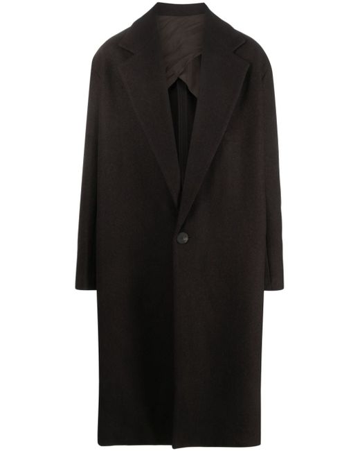 Studio Nicholson single-breasted midi coat