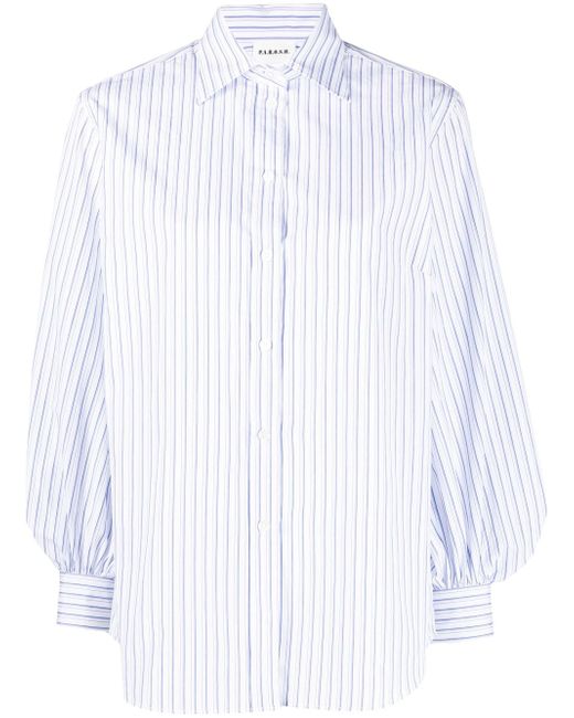 P.A.R.O.S.H. striped puff-sleeves shirt
