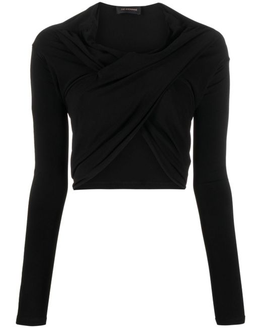 The Andamane Narissa hooded cropped top
