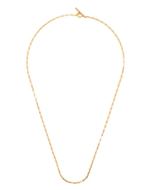 All Blues Fold chain bar-pin necklace
