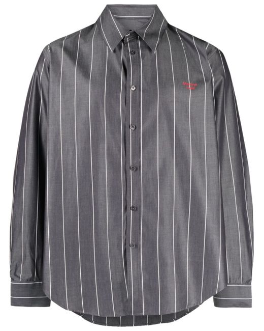 Martine Rose vertical-stripe long-sleeve shirt