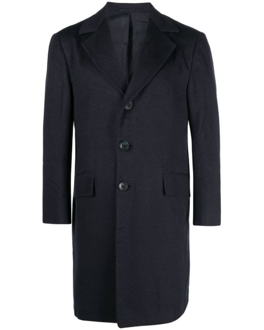 Kiton single-breasted cashmere coat