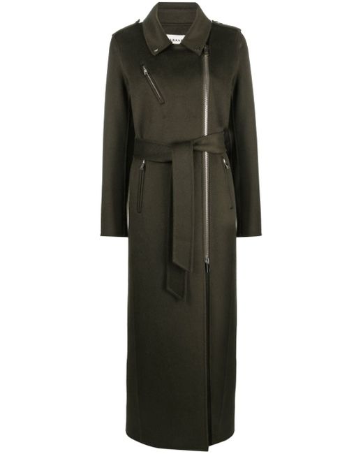 P.A.R.O.S.H. off-centre belted trench coat