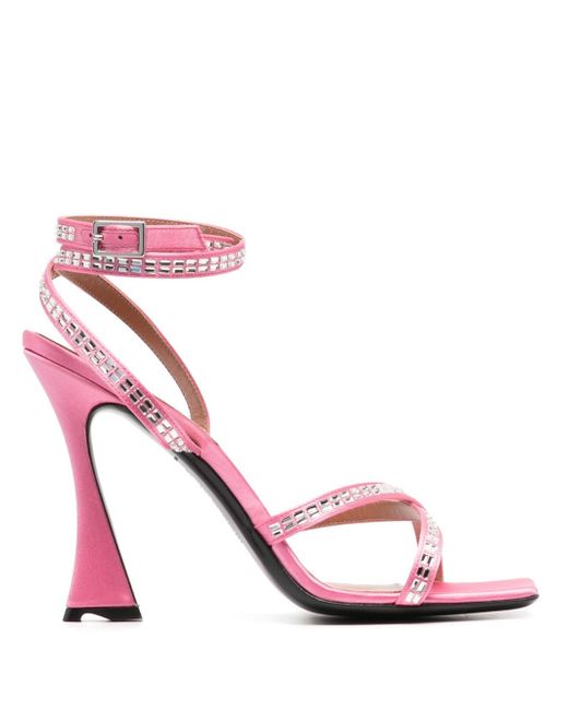 D'Accori Carre 100m crystal-embellished sandals