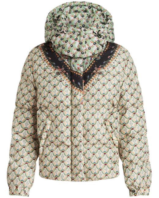 Etro floral-print quilted jacket