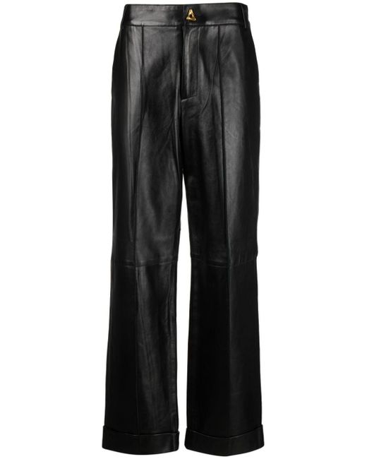 Aeron Zima leather cropped trousers