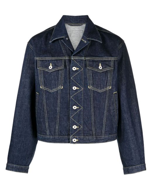 Kenzo contrast-stitch denim jacket