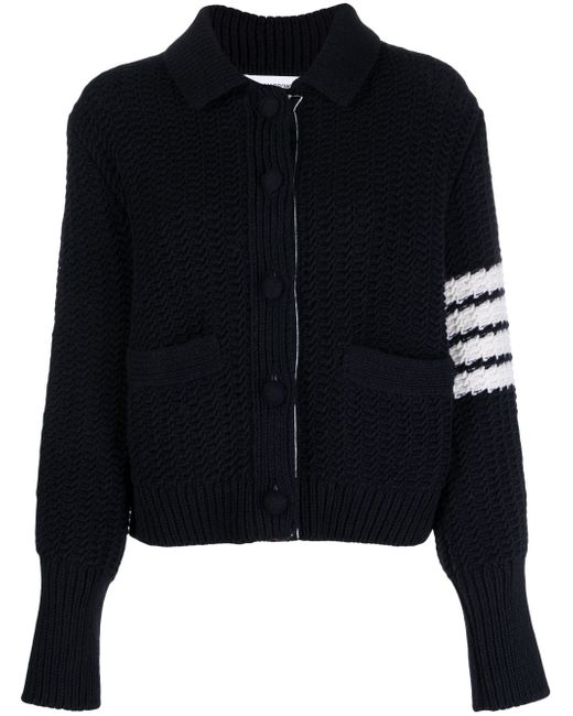 Thom Browne chunky-knit wool cardigan